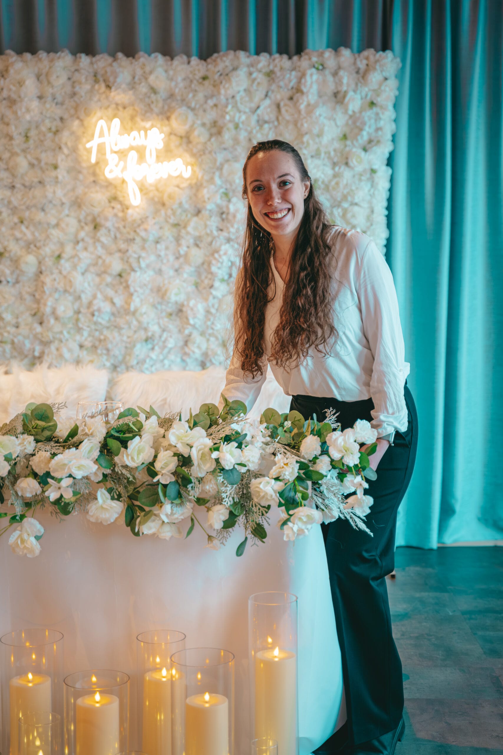 Wedding reception decor, Rovaniemi
