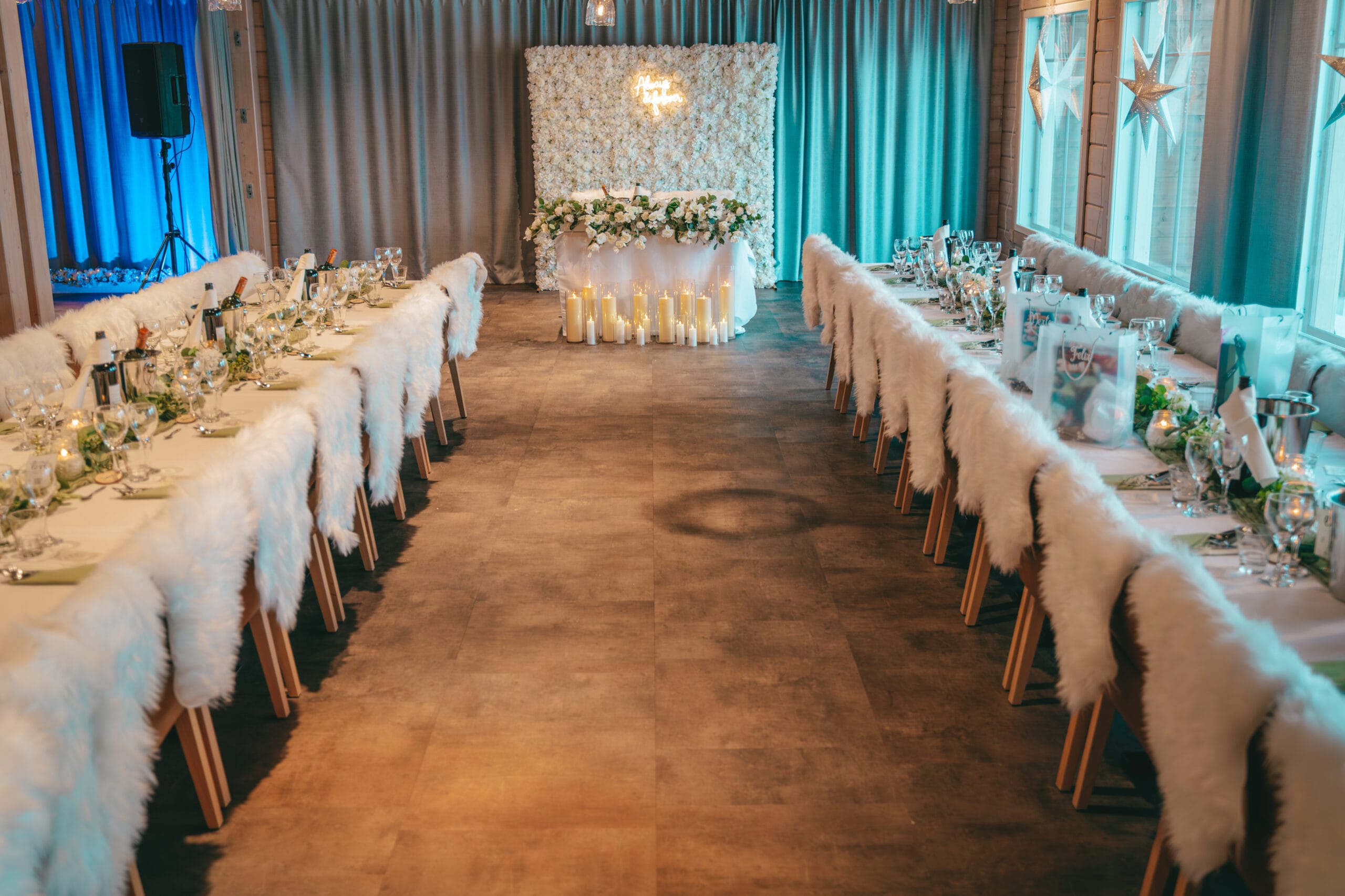 Wedding venue decor Rovaniemi Lapland Rovaniemi Weddings Arctic Snow Hotel