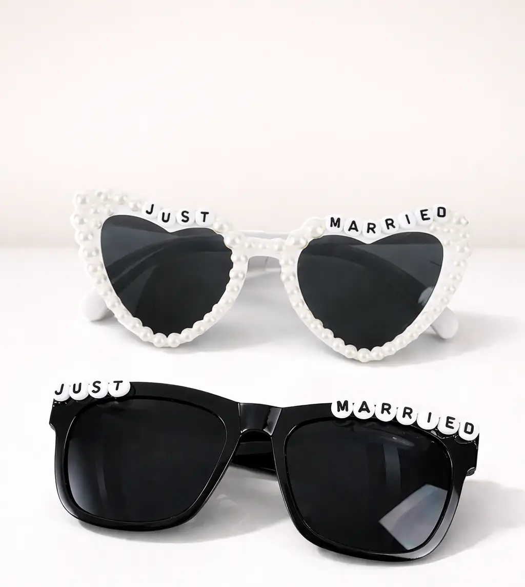 "Just Married" Glasses