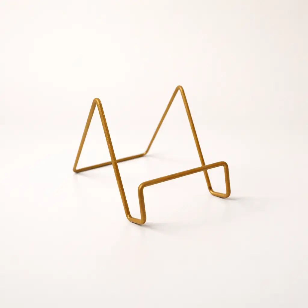 Gold Sign Stand