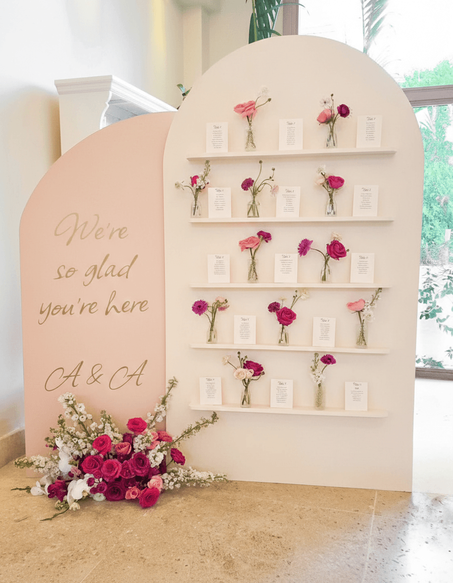 Wedding seating plan